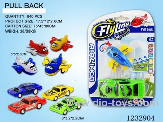 Pull-back car set