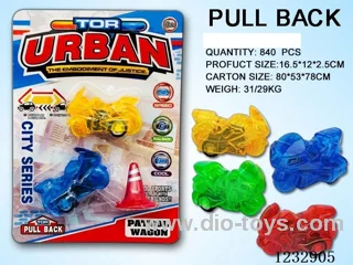 Pull-back car set