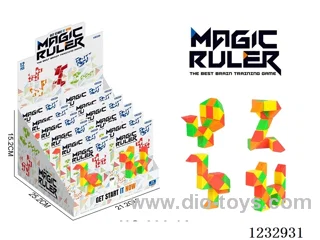 Transformable Magic Ruler (12 pieces)