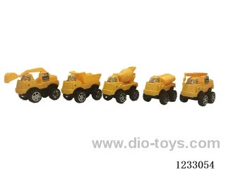 Free-wheeling construction vehicle