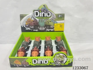 Animal Pull-Back Cars (12 pcs)