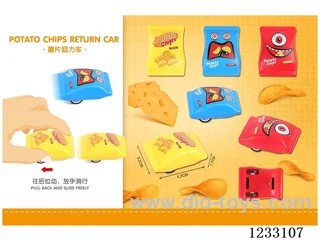 Pull-back potato chips