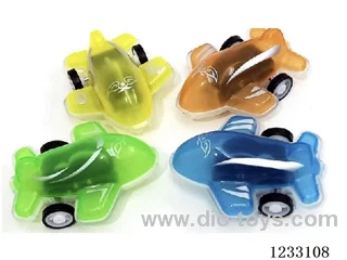Pull-back airplane