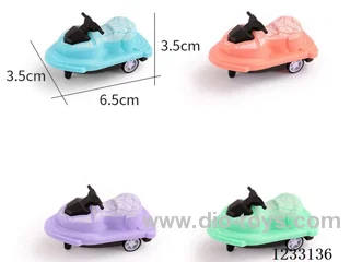 4 Colors Pull Back Motorboat Single Pack