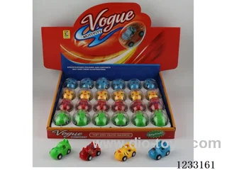 animal pull-back car 24pcs/box