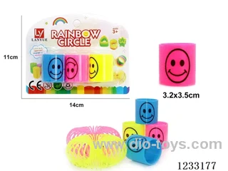 3 rainbow rings