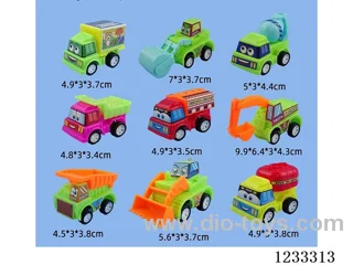 Pull-back construction vehicles