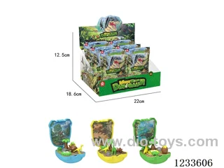 School Bag Micro Scene Dinosaur Set (6pcs/box, 3 mixed types) Single Price