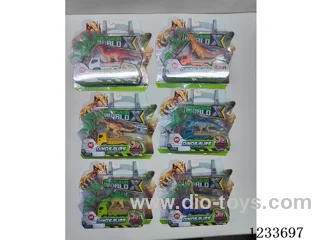 Dinosaur set+ pull back car