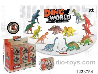 12 types Small Dinosaur Models 36PCS