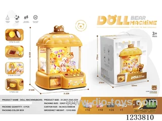 claw machine （10dolls+ 20capsule toys+24coin）