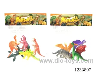 PVC Spray Paint Dinosaurs 5 PCS Mixed Set