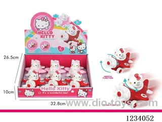 Hello Kitty Cartoon Inertia Plane (6 PCS/box)