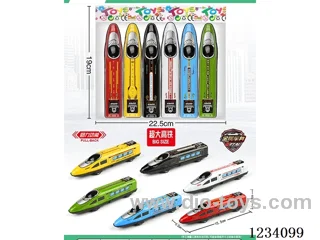 6 types of pull-back large high-speed trains (metal shell) 6 pcs