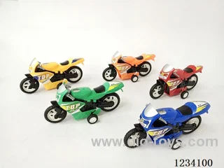 Pull Back Motorcycle Racing Car