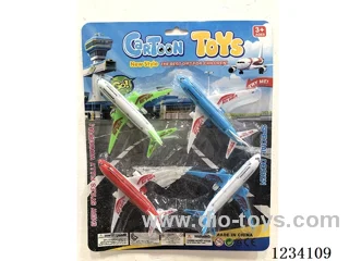 Pull Back Airplane (4 pieces)