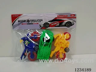 free wheel toys (3 PCS)3 types 4 colors