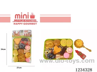 Large Dinner Plate with Cake