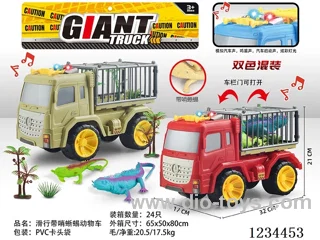 Free wheel lizard animal car with whistle