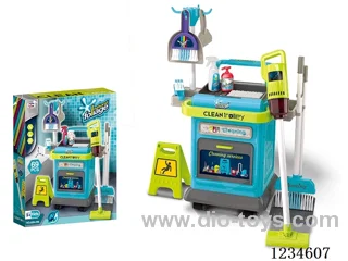 Cleaning trolley set