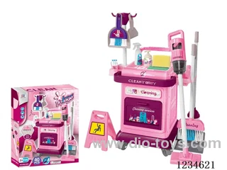 Cleaning trolley set