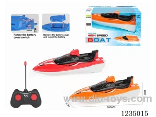 40MHZ RC Motorboat not included battery