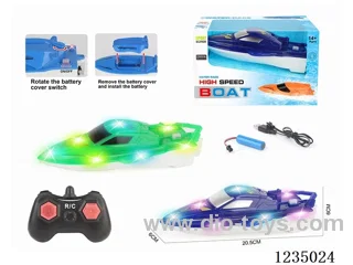 2.4G RC Cruise Speedboat with Lights (included battery)