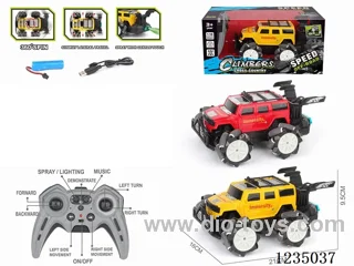 10ch rc stunt car W L/M/spray included battery