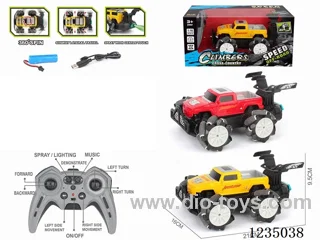 10ch rc stunt car W L/M/spray included battery