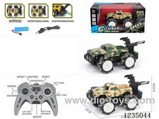 10ch rc stunt car W L/M/spray included battery