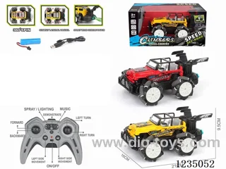 10ch rc stunt car W L/M/spray included battery