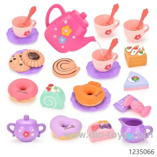 Kids Plastic Tea Party Set for Toddlers Girls