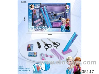 Hair Salon Straightener Set (10PCS)W L/M,not included battery