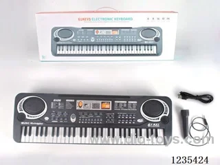 61-key Electronic Keyboard (USB Cable) - English not included battery