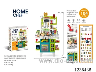 Play Kitchen Table not included battery(water pull out, with spraying function) in color box