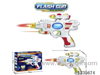 Sound 3D Light Mechanical Gun (with infrared)not included battery