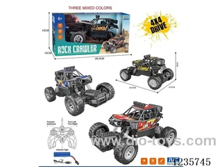 RC 4-Wheel Alloy Climbing Car included battery