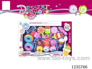 ice cream and donut lollipops set