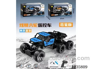 6-wheel Alloy RC Climbing Car (included battery)