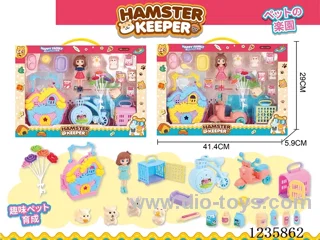 Playhouse Cat and Dog Pet Shop 2 mixed