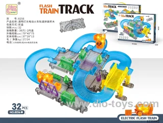 B/O train Track building blocks with light not included battery