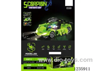 B/O Gear Scorpion Transforming Car not included battery