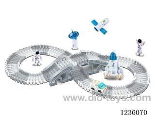 Extreme track electric track car (142PCS) (1*AA not included battery)