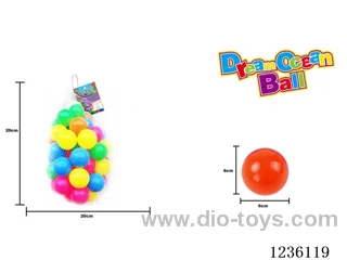 Ocean Ball 6CM 50PCS