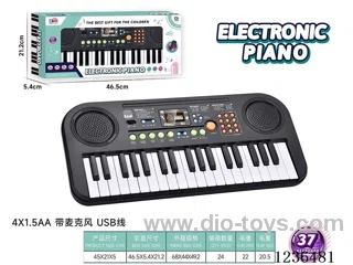 37 Keys Multi-functional Electronic Piano included battery