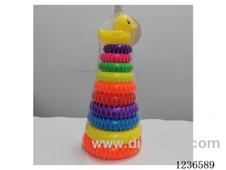 10-layer circle jenga (little yellow duck)