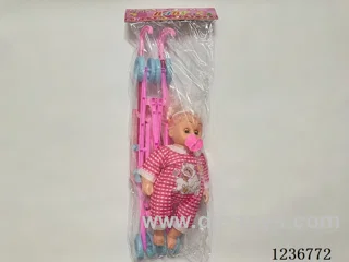 Multi-model 12 inch doll with IC included battery+Trolley