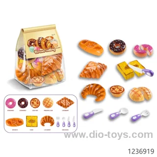 Simulated Toy Food Bread Kitchen Cutting Toys