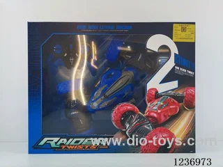2.4G 5ch twist stunt RC car vacuum wheel 2 colors mixed included battery