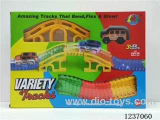 Glow-in-the-Dark Track 168PCS not included battery
